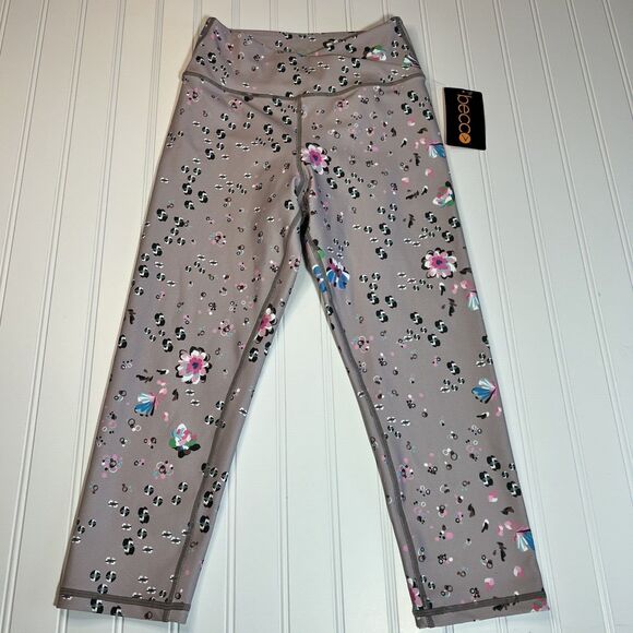 BECCA Size Small Mid Rise Stretch Athletic Pants Leggings NWT - Picture 1 of 9